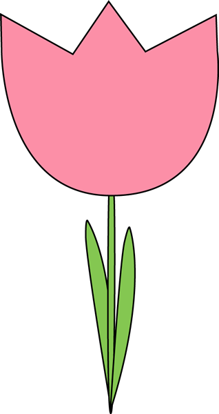 Pink Tulip - Pink Tulip Clipart (318x600)