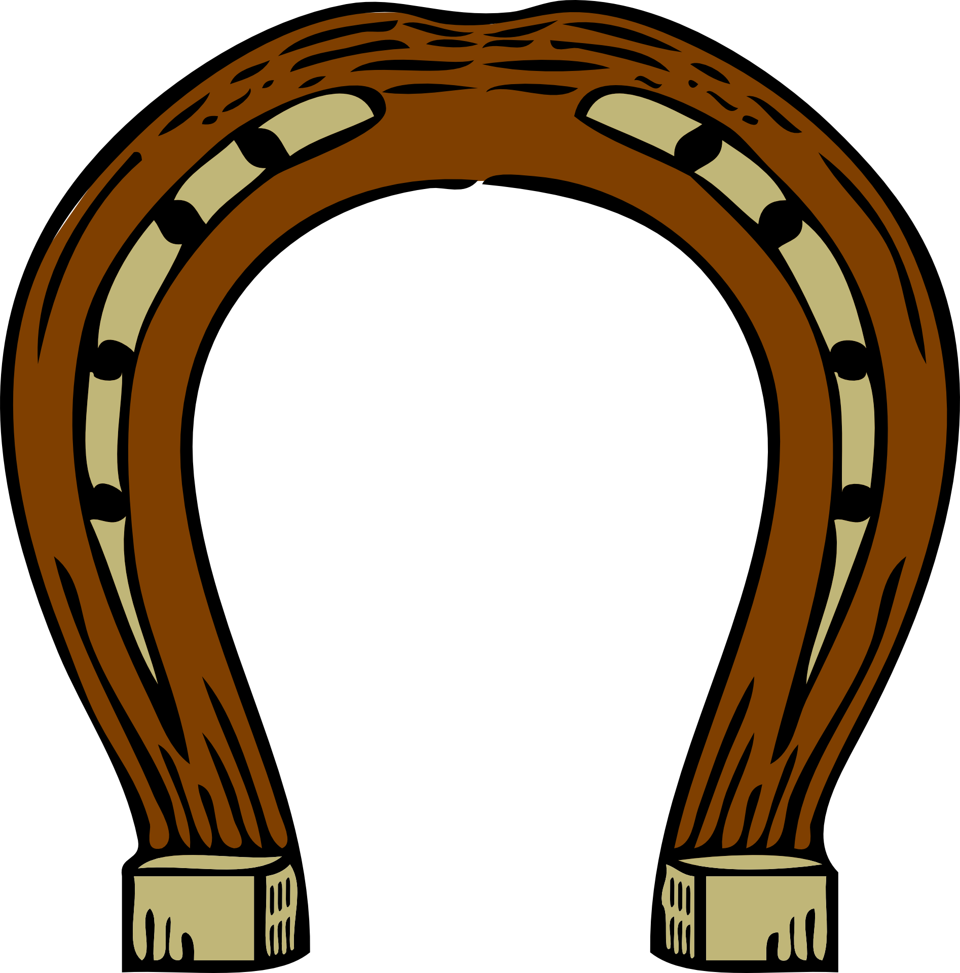 Horse Shoe Horseshoe Clip Art Brown Horseshoe 4 Transprent - Horse Shoe Clipart (1894x1920)