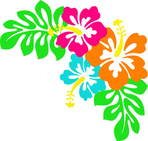 Hawaiian Flower Transparent Clip Art Images Gallery - Hibiscus Clip Art (600x573)