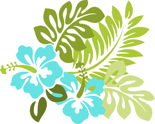 Hibiscus Edit Jm83 Clip Art At Clker - Hawaiian Flower Png (600x483)