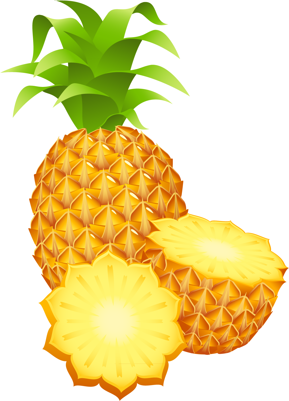 Pineapple Clip Art - Pineapple Png (1292x1583)