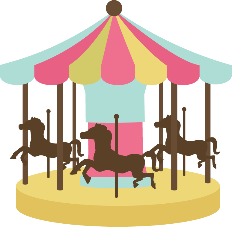 Carousel Clipart - Mary Go Round Clipart (774x758)