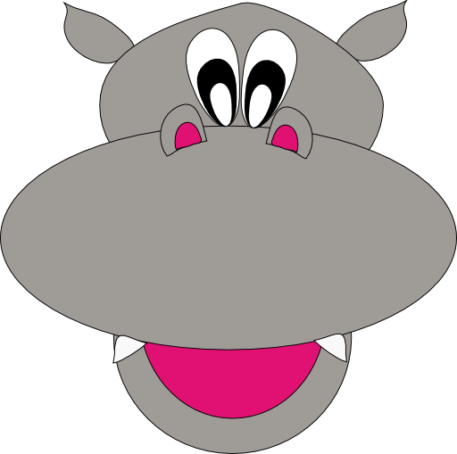 Hippo Clip Art - Food (512x509)
