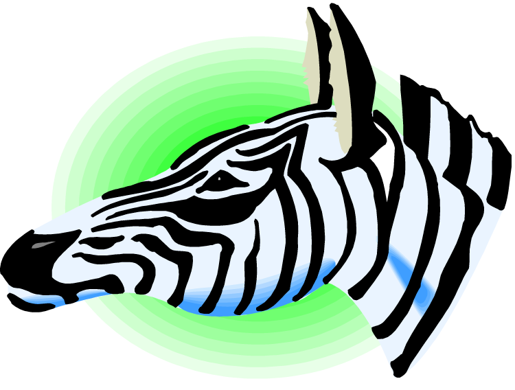 Free Zebra Clipart - Zebra (750x568)