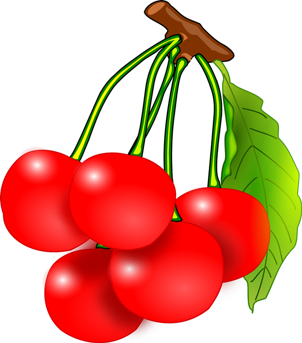 Cherry Clipart Fruite - Cherry Clipart (600x680)