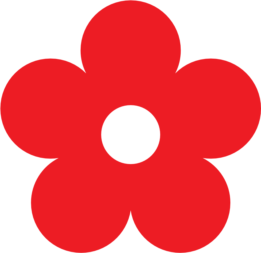 Red Flower Border Clip Art Free Clipart Images - Red Flower Clip Art (1969x1952)