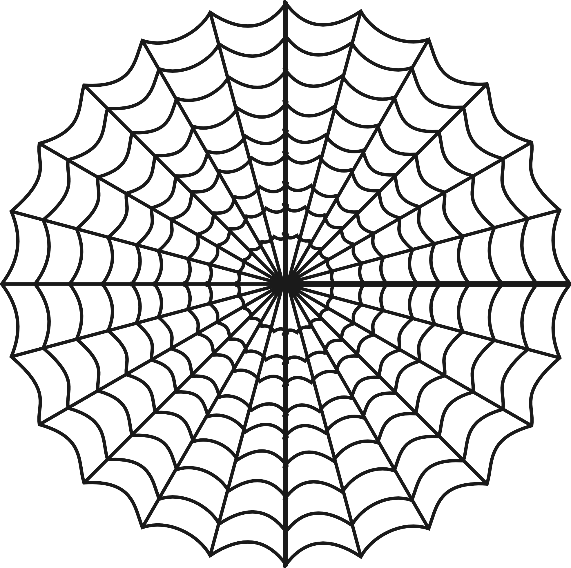Popular Items For Cheap Clip - Spider Web Clip Art (1969x1959)