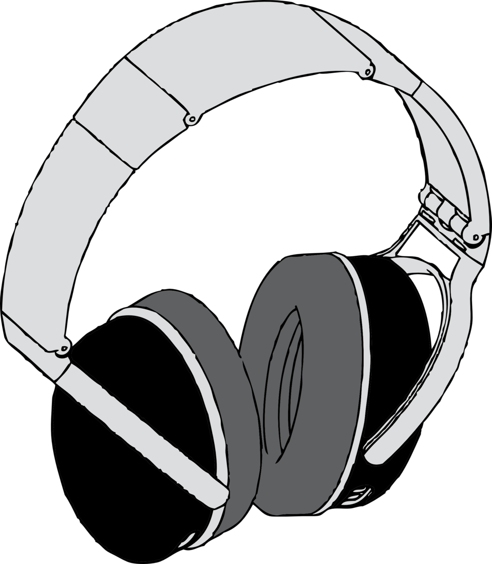 Kopfhörer Clipart (958x1098)