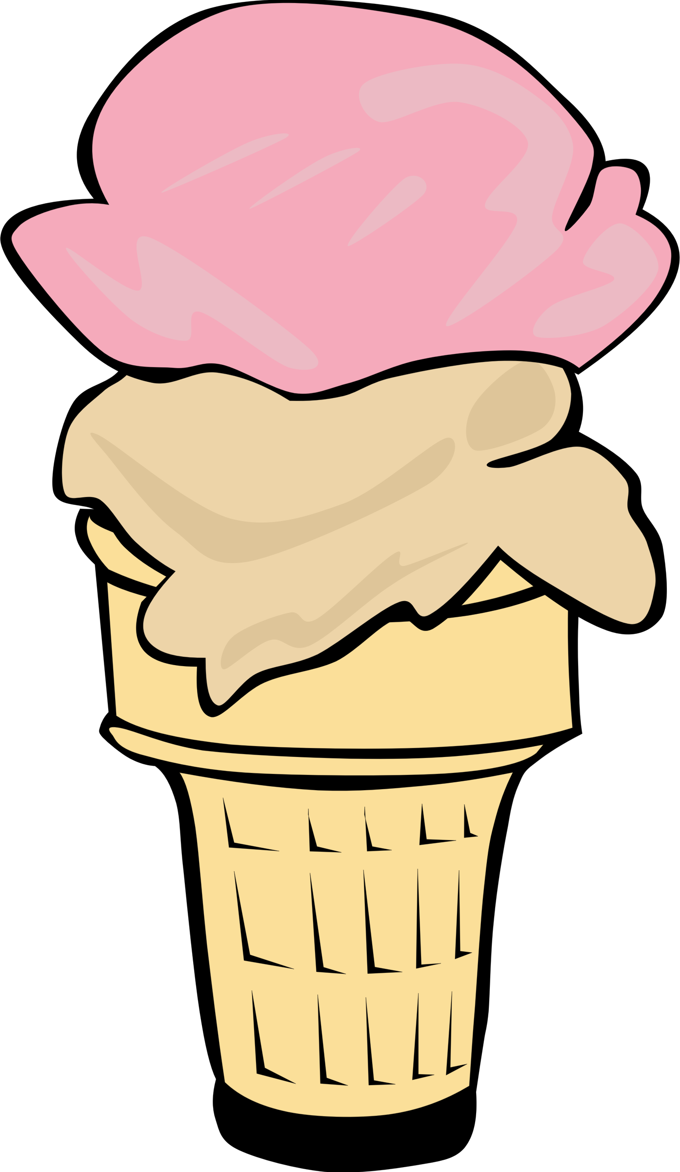 Ice Cream Cone Clip Art - Ice Cream Cone Clip Art (1394x2400)