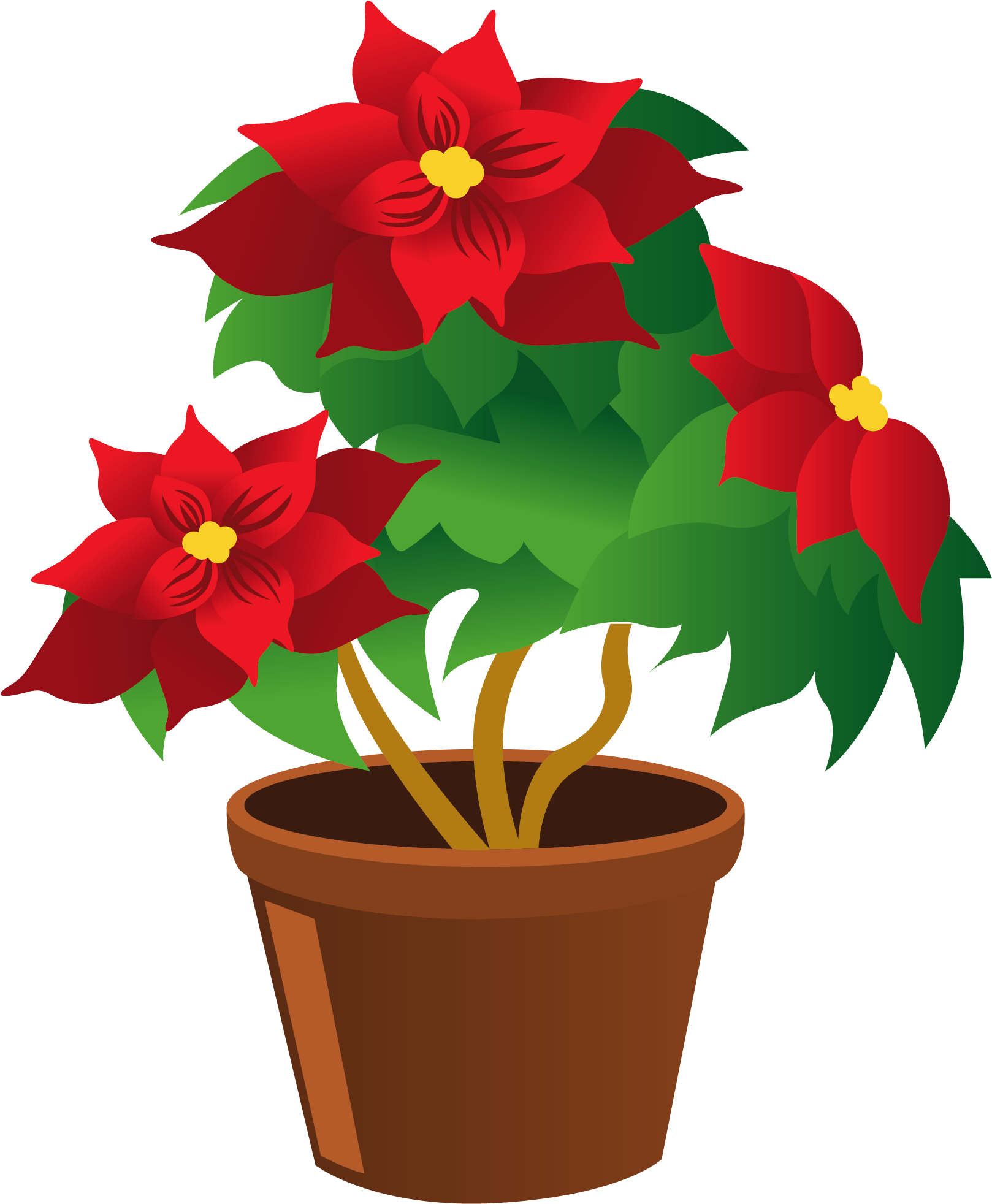 Flower Plant Clipart - Plants Clipart (1656x1992)