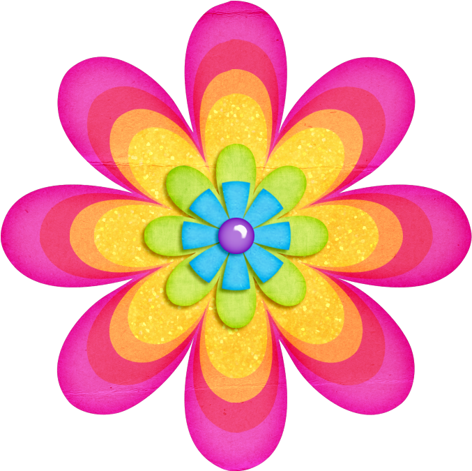 Flower Png - Transparent Flower Clip Art (696x695)