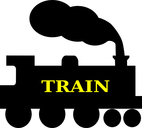 Train Silhouette Clip Art - Vector Silhouette Train (600x544)