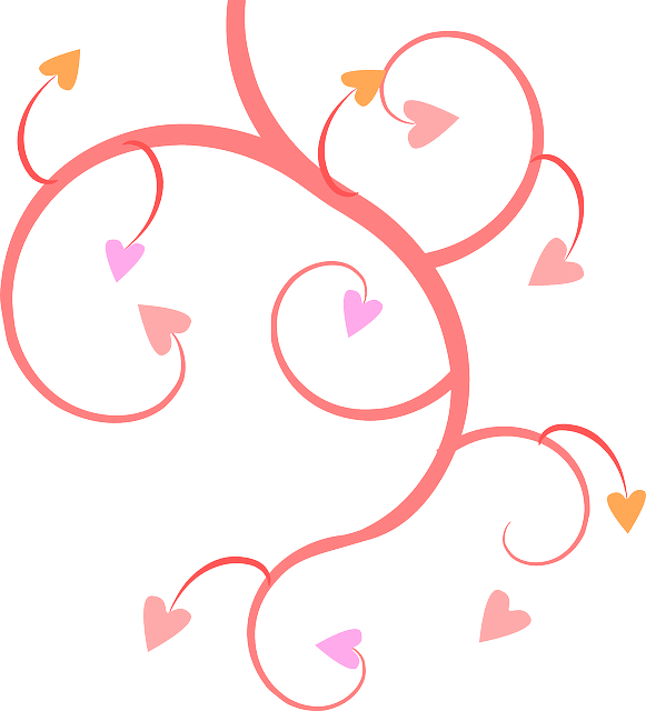 Wedding, Plants, Tree, Flower, Flowers, Cartoon - Hearts Clip Art Free (581x640)