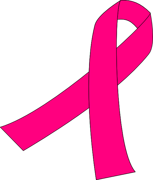 Cancer Survivor Clip Art Download Arts - Hot Pink Breast Cancer Ribbon (510x598)