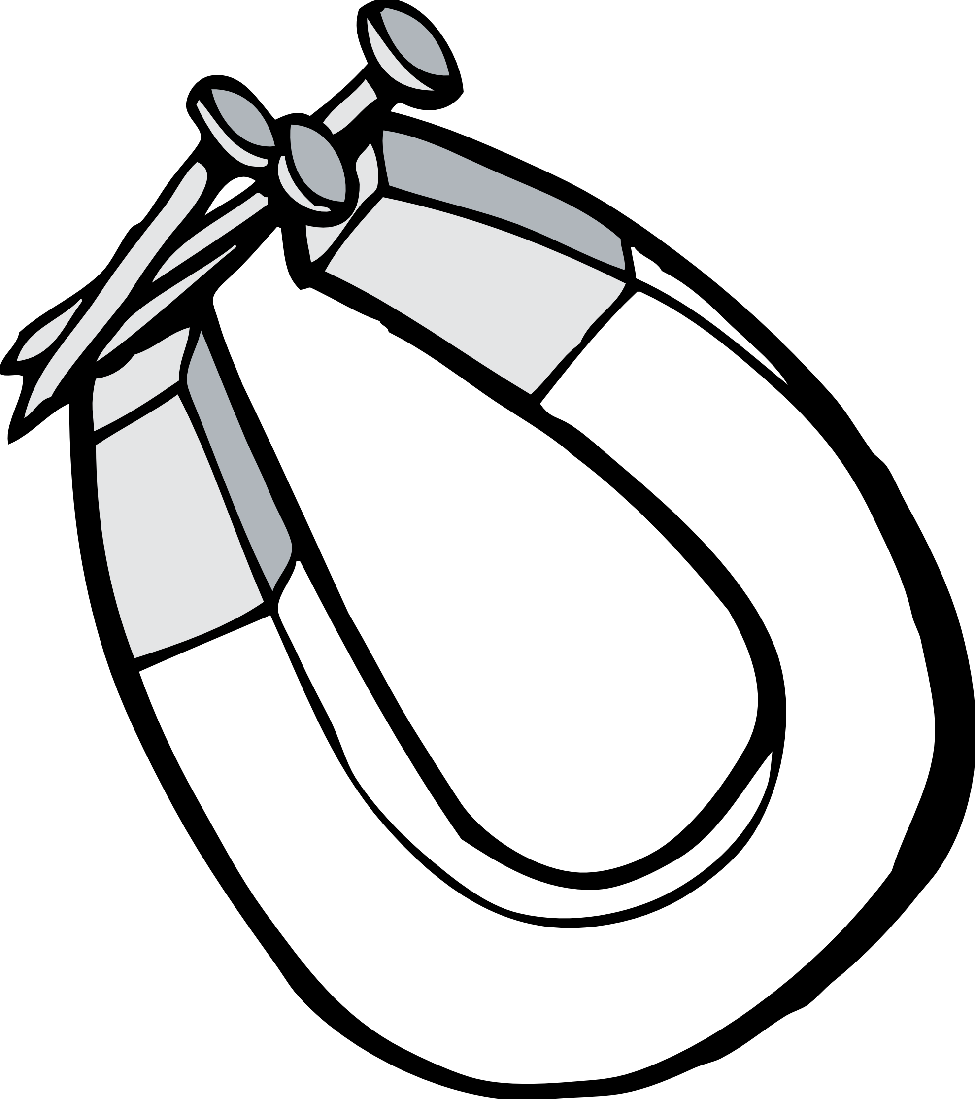 Magnet Clipart Free Download Clipart Animals Clipart - Magnet Black And White (1979x2230)