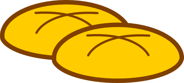 Clip Art Bread - Bread Clipart Png (600x270)
