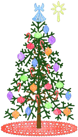 Cheery Lynn Designs Build A Christmas Tree 20 Piece - Christmas Day (500x500)