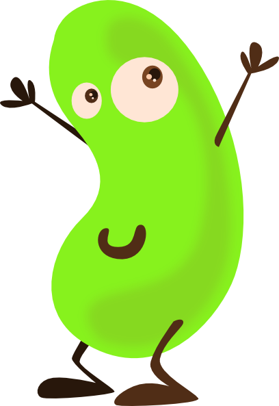 Soybean Clipart - Lima Beans Clip Art (408x593)