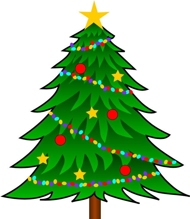 28 Collection Of Vector Clip Art Christmas Tree - Christmas Tree With Presents (794x1123)