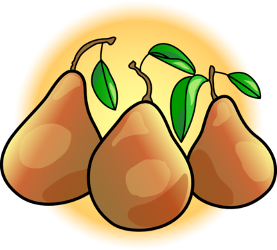 Pears - Clip Art Pears (400x362)