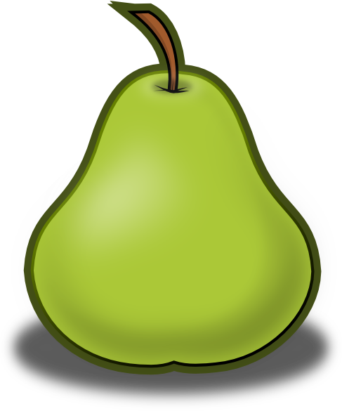 Pear Clipart - Pear Clip Art (487x585)