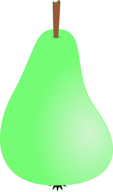 Free Vector Pear Clip Art - Pear (470x800)