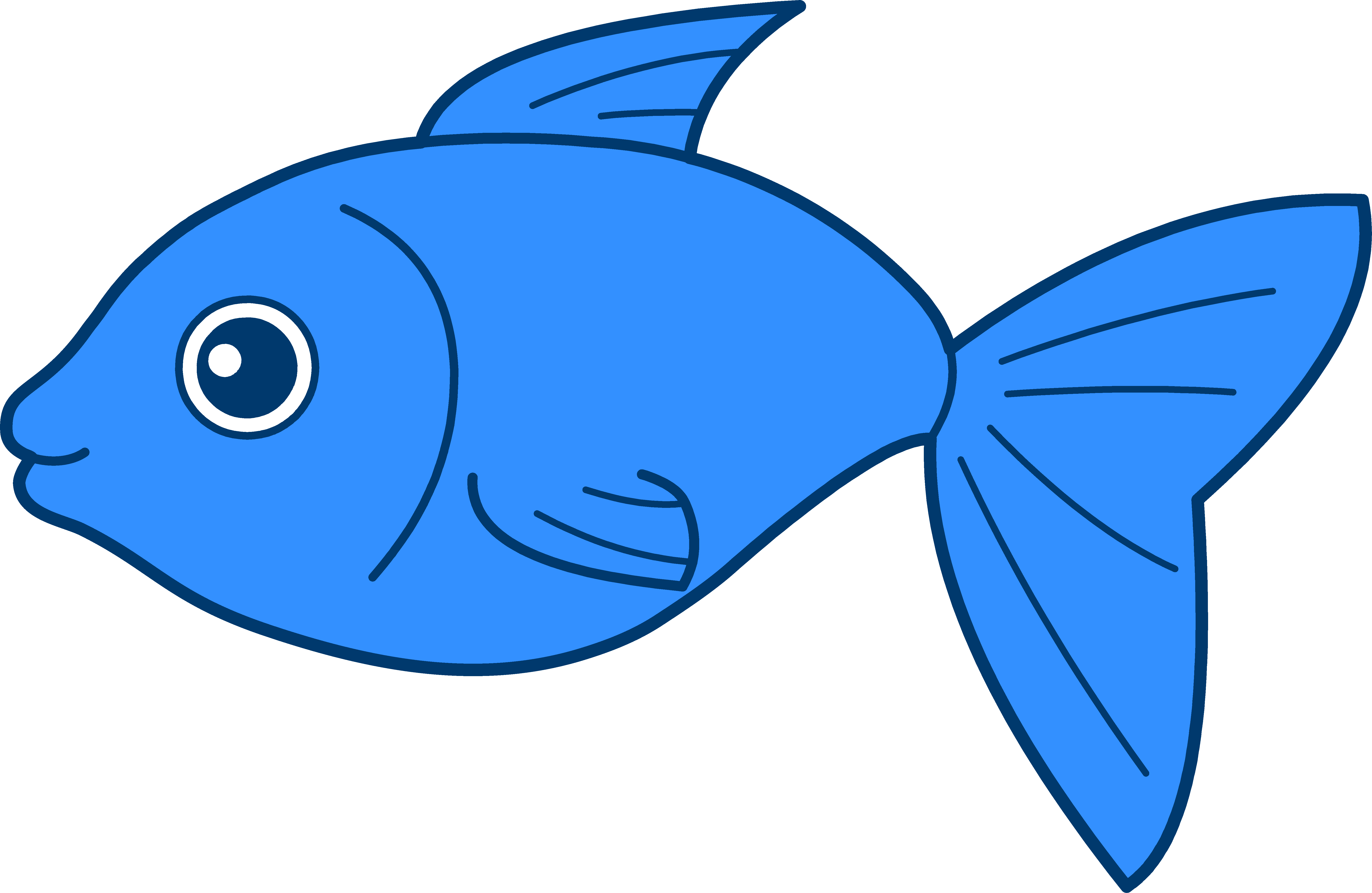 Free Fish Clipart For Kids - Fish Clipart (6805x4431)