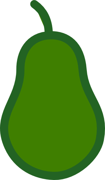 Pear Shape Clip Art (348x596)