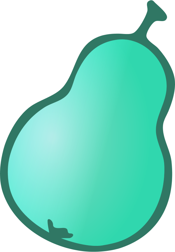Pear Clip Art - Pear Clip Art (600x860)