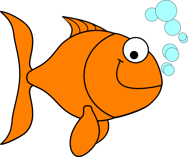 Nonsensical Goldfish Clipart Clip Art At Clker Com - Goldfish Clipart (600x502)