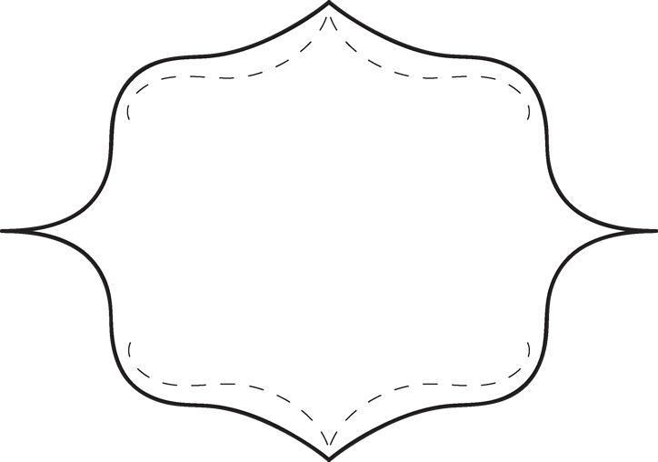 Frame Black And White Clip Art Frame With An Inner - White (724x508)