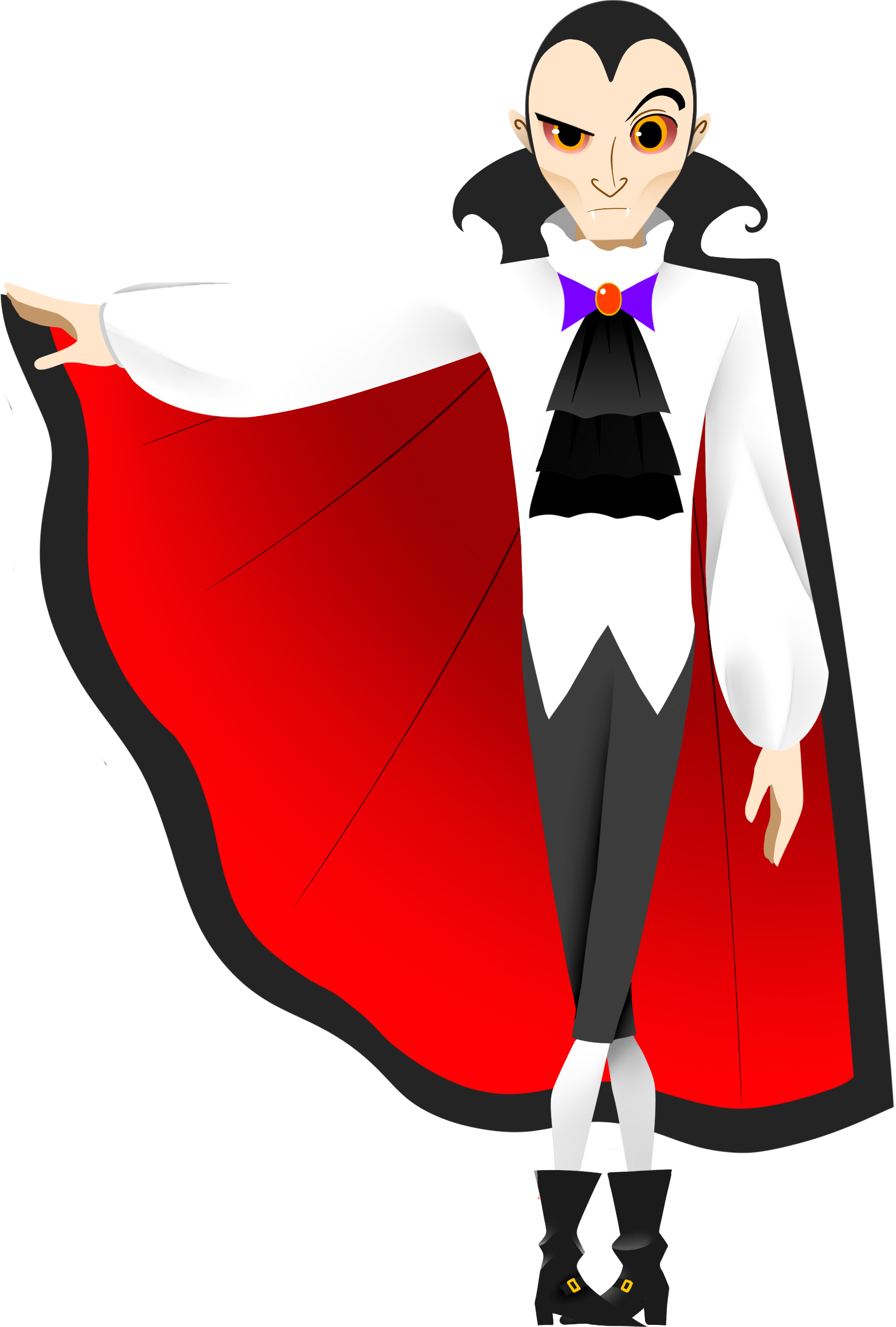 Capitalization Clipart - Count - Dracula Clipart (1674x2478)