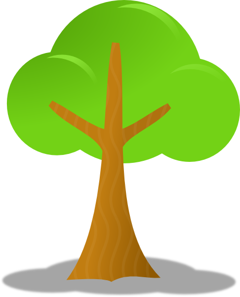 Tree Clip Art At Clker - Clip Art (486x600)