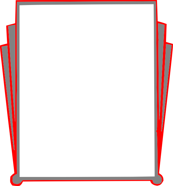 Free Vector Decorative Border Pages Book Clip Art - Border Clip Art (552x595)