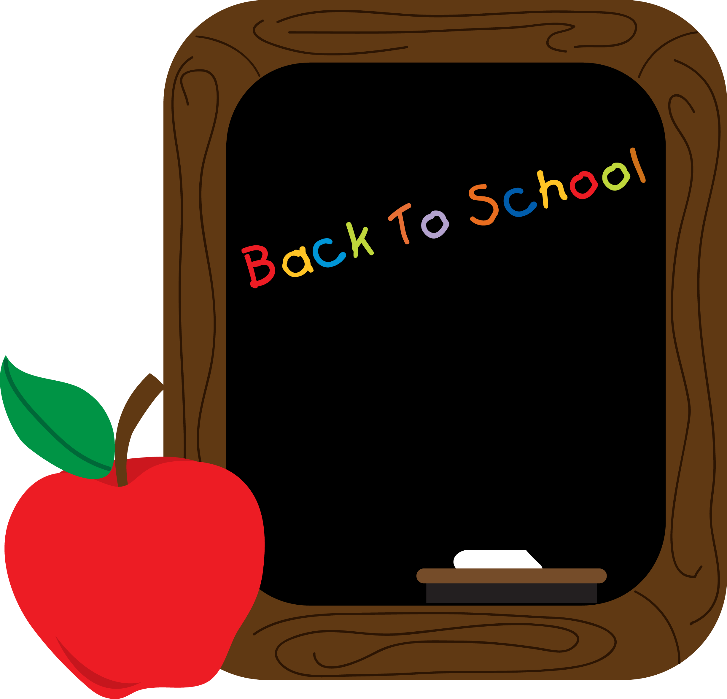Chalk Board Picture - Chalk Board Clip Art (2451x2356)