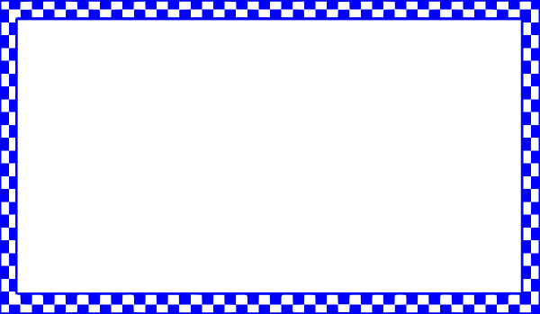 Blue Checkered Border Clip Art At Clker - Cars 3 Background Png (600x349)