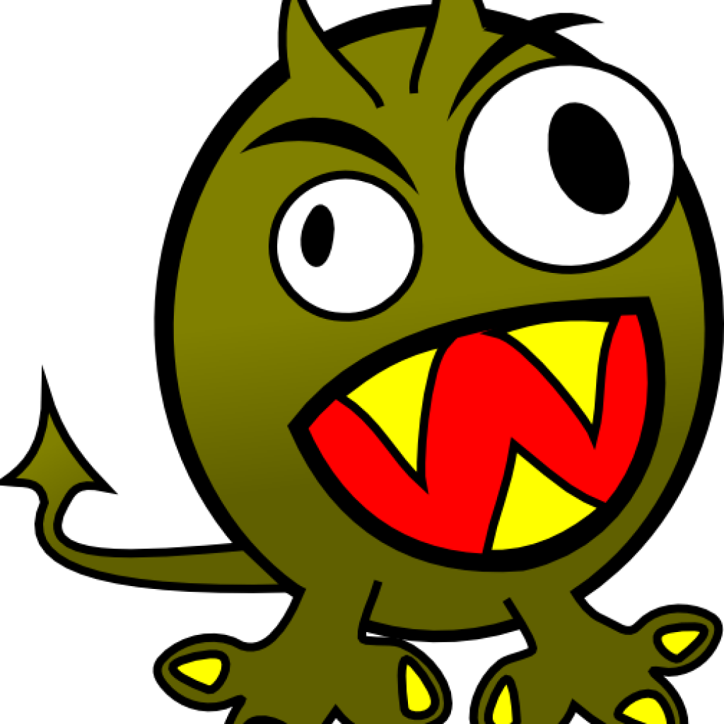 Weird Clipart Small Funny Angry Monster Clip Art At - Monster Clip Art (1024x1024)
