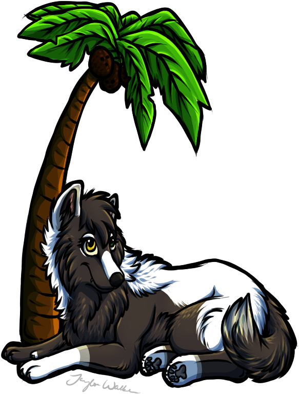 Palm Tree By ~taylynted On Clipart Library - Palm Trees (800x800)