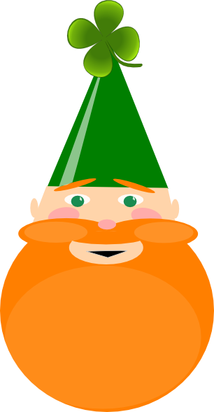 Irish Clipart Small - St. Patrick's Day Rectangle Magnet (306x589)