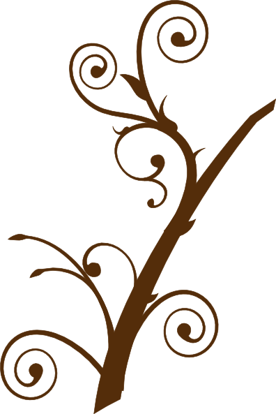 Brown Tree Branch Clip Art At Clker - Tree Branch Clip Art (396x593)