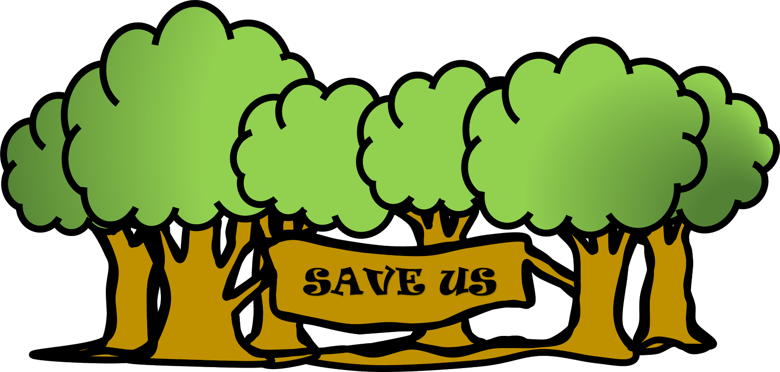 Save Trees Clip Art (1600x763)