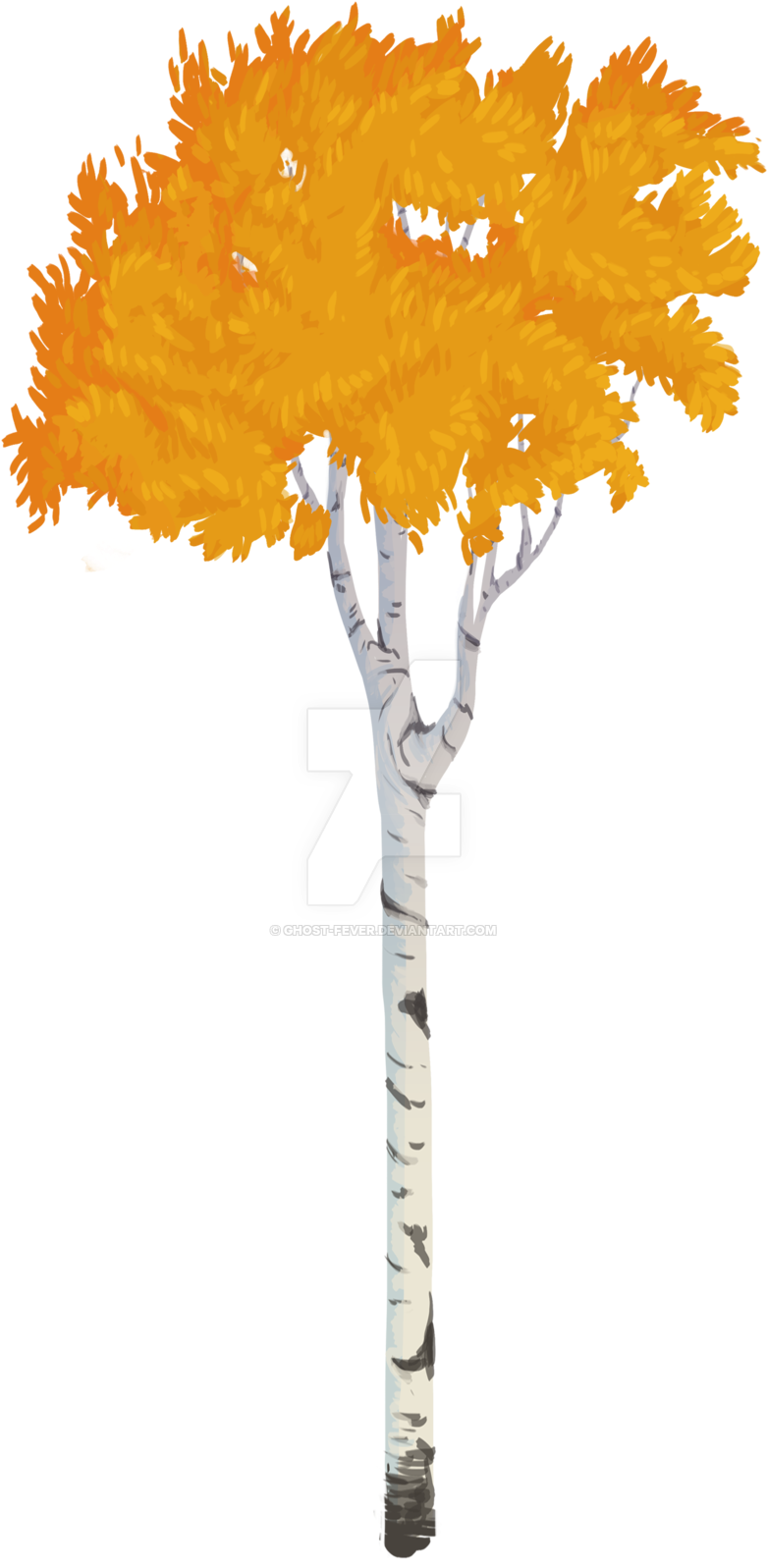Ghost Fever 9 0 Aspen Tree Vector Style By Ghost Fever - Aspen Tree Png (1024x1622)
