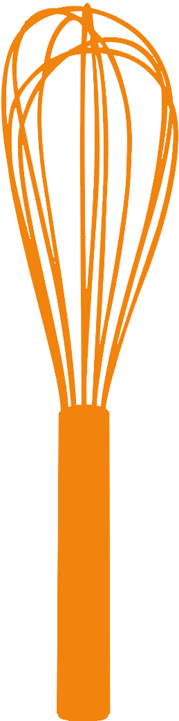 Whisk Clipart Blue Whisk Clipart Orange - Cuisinox Flat Whisk 20cm (347x1109)