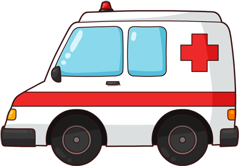 Free Cartoon Ambulance Clip Art - Ambulance Clipart (562x396)