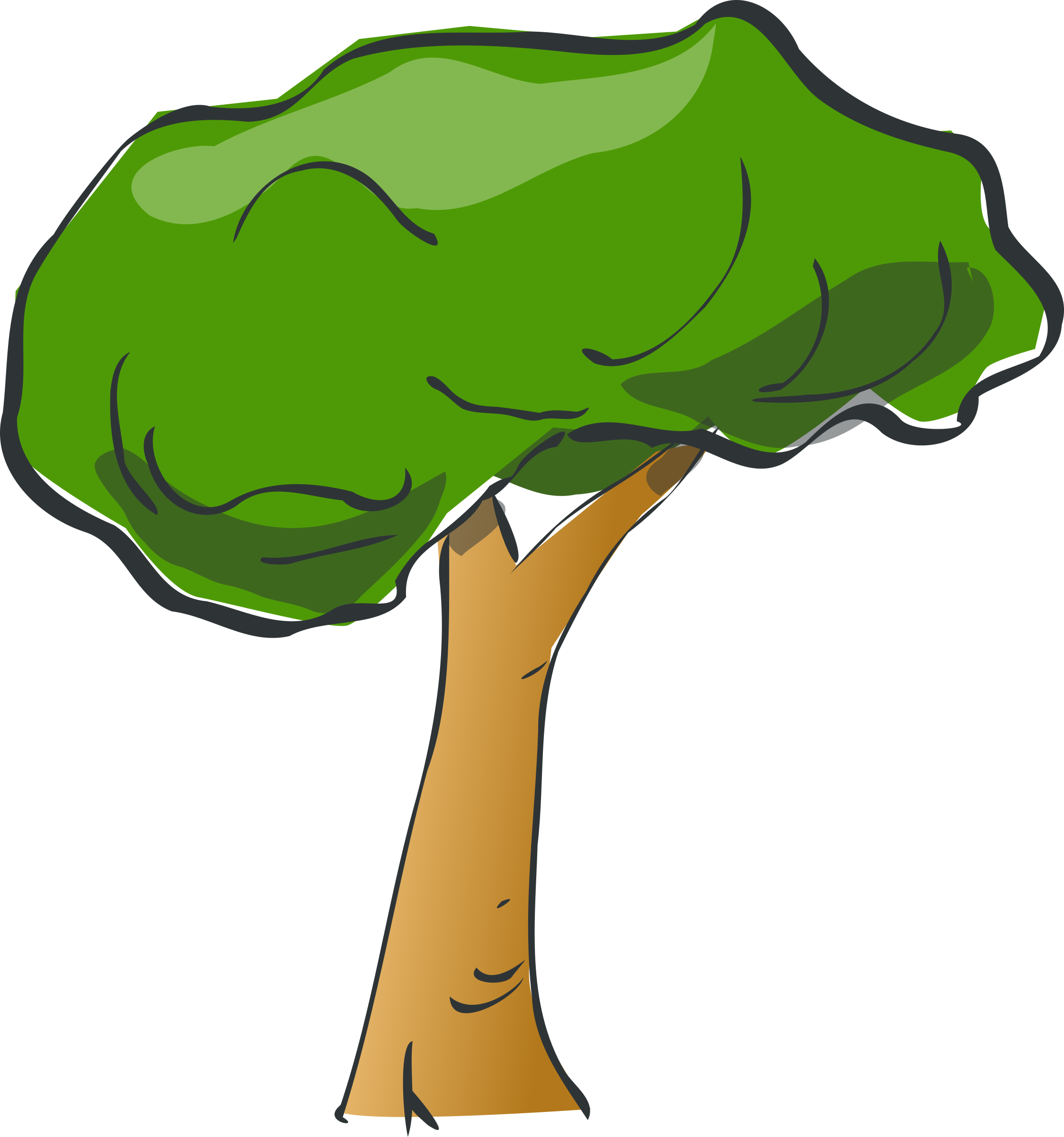 Rg 1 24 Tree Scalable Vector Graphics Svg Svg - Tree Clip Art (2246x2400)