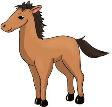 Free Cartoon Horse Clip Art - Clip Art (1024x1024)