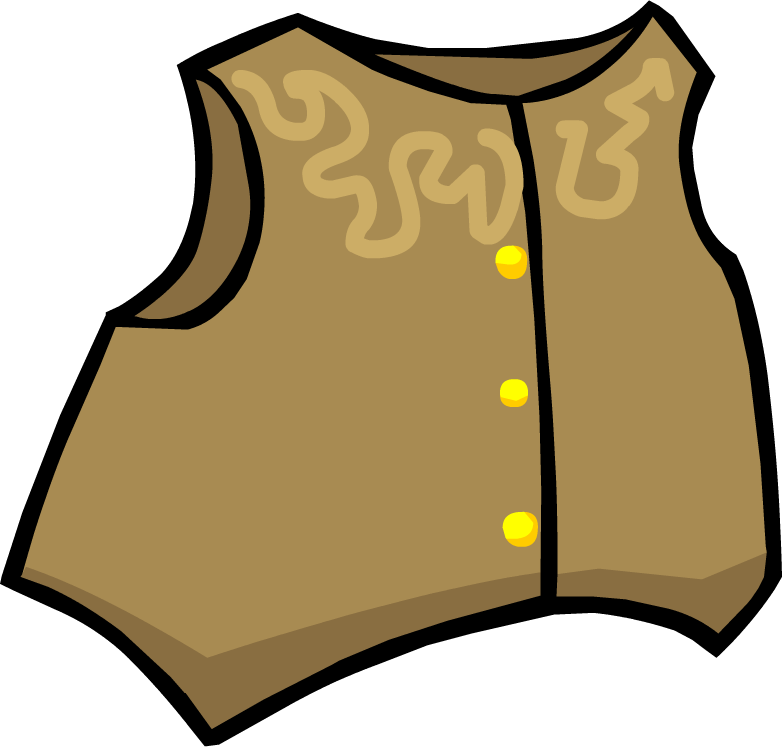 Club Penguin Clip Art - Cowboy Vest Png (782x747)