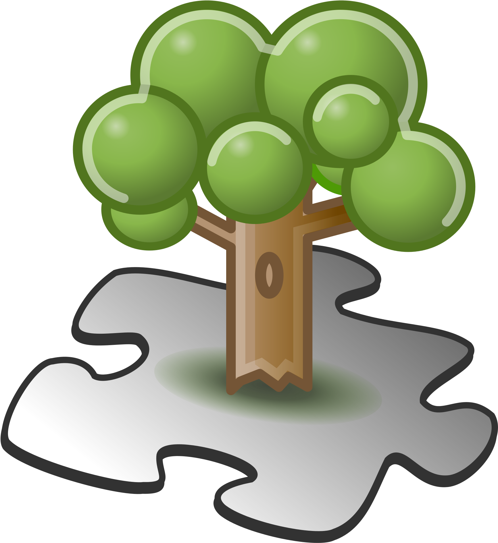 File - Tree Template - Svg - Scalable Vector Graphics (2000x2000)