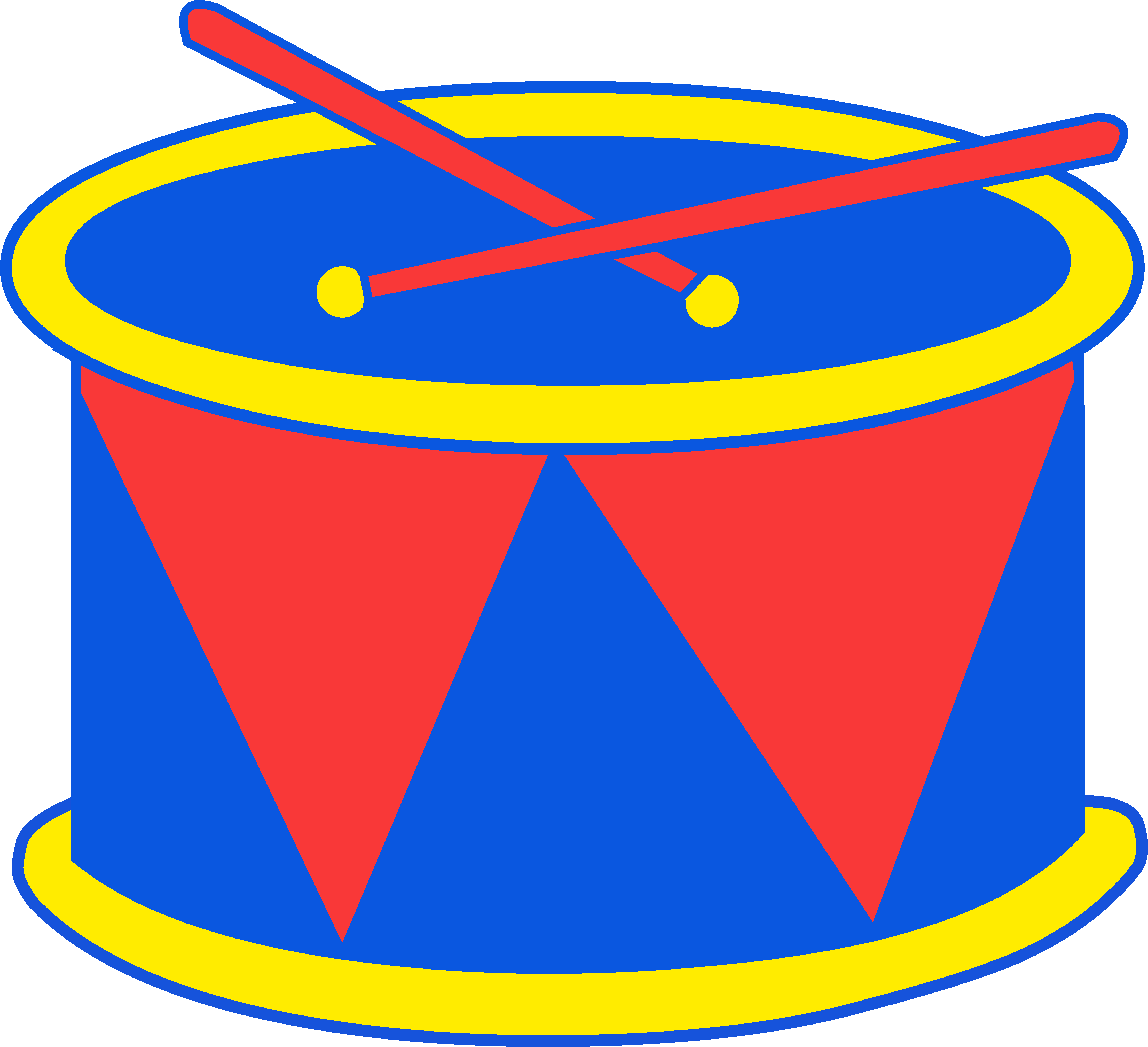 Drum Clip Art Free - Drum Clipart (4446x4053)