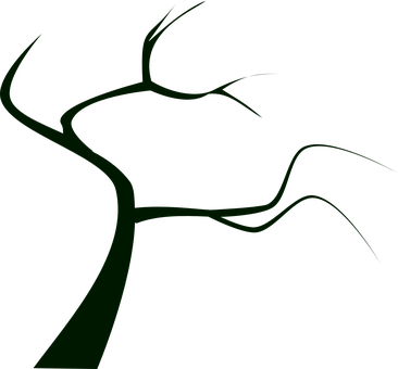 Tree, Plant, Dead Tree, Silhouette - Dead Tree Clip Art (366x340)